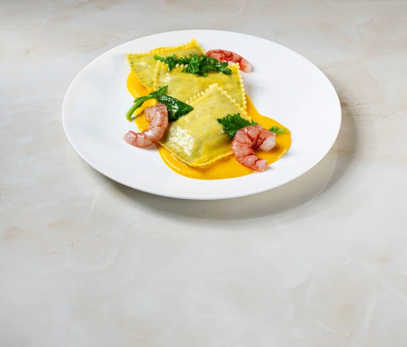 RAVIOLONI WITH BUFFALO RICOTTA AND BABY SPINACH LEAVES - Image 2