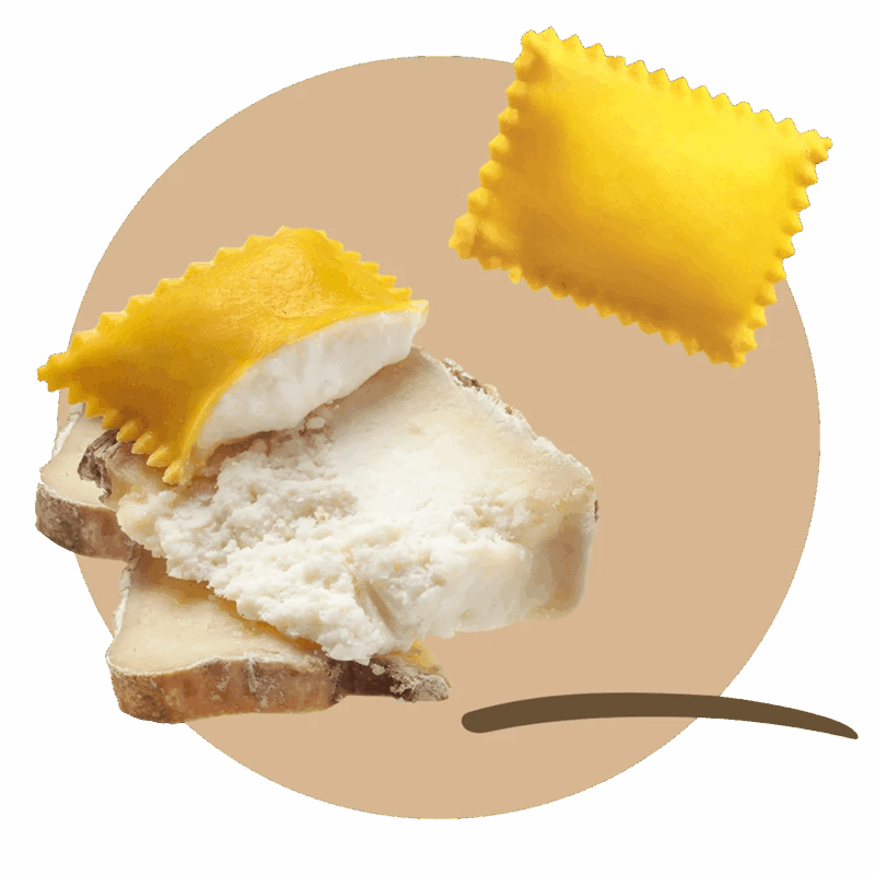Bauletti® with Castelmagno DOP cheese