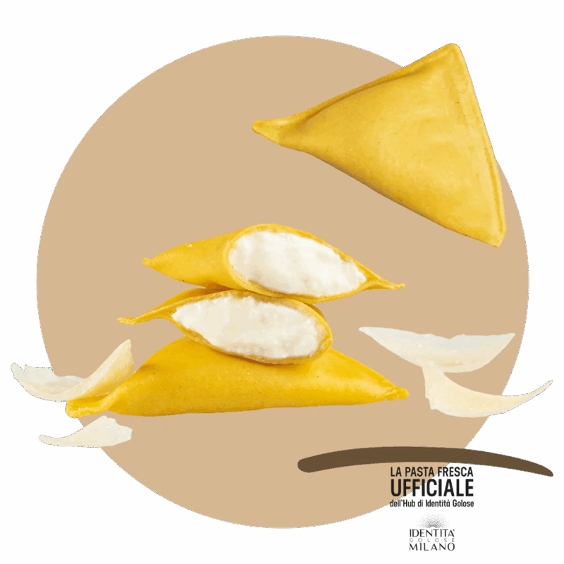 Triangoletti with Parmigiano Reggiano cheese