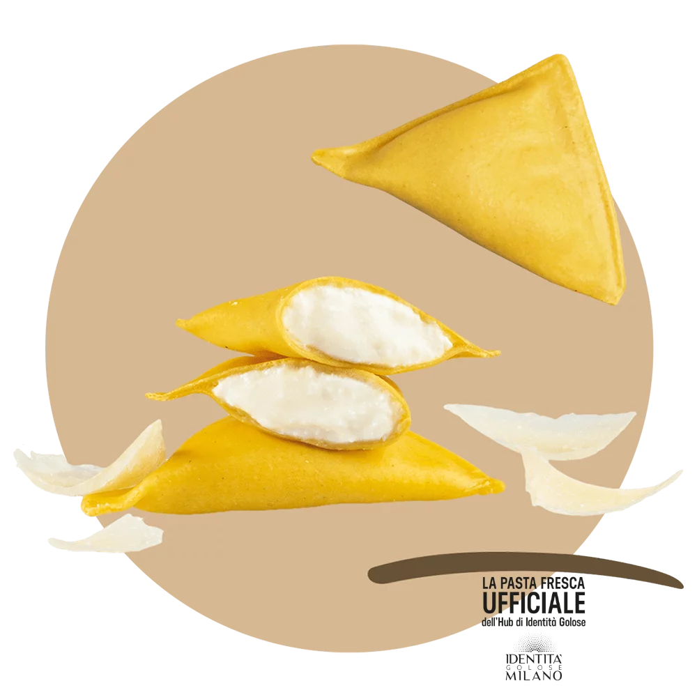 Triangoletti with Parmigiano Reggiano cheese