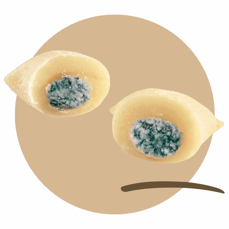 Njoki të mbushura me Gorgonzola