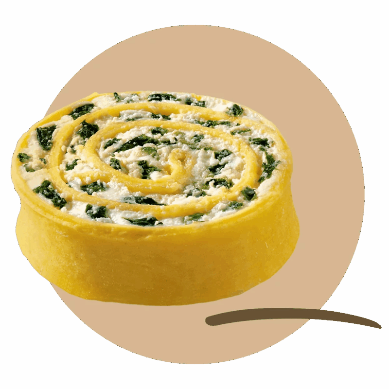 Ricciole® with ricotta & spinach