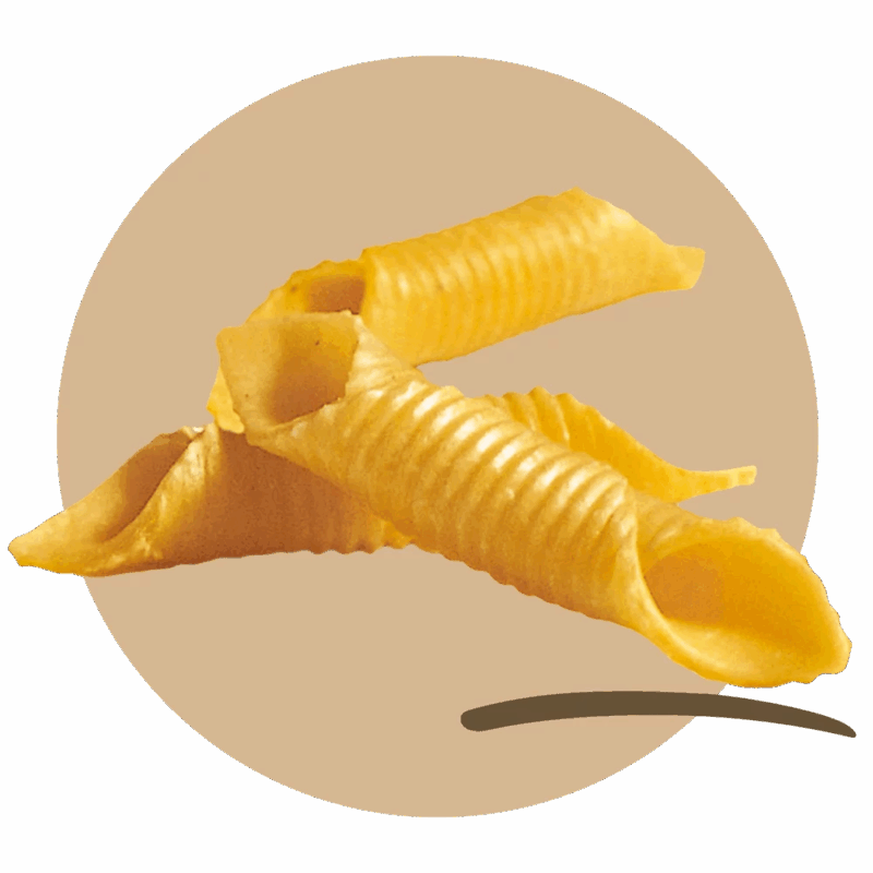 Garganelli nga Romagna i parapërgatitur