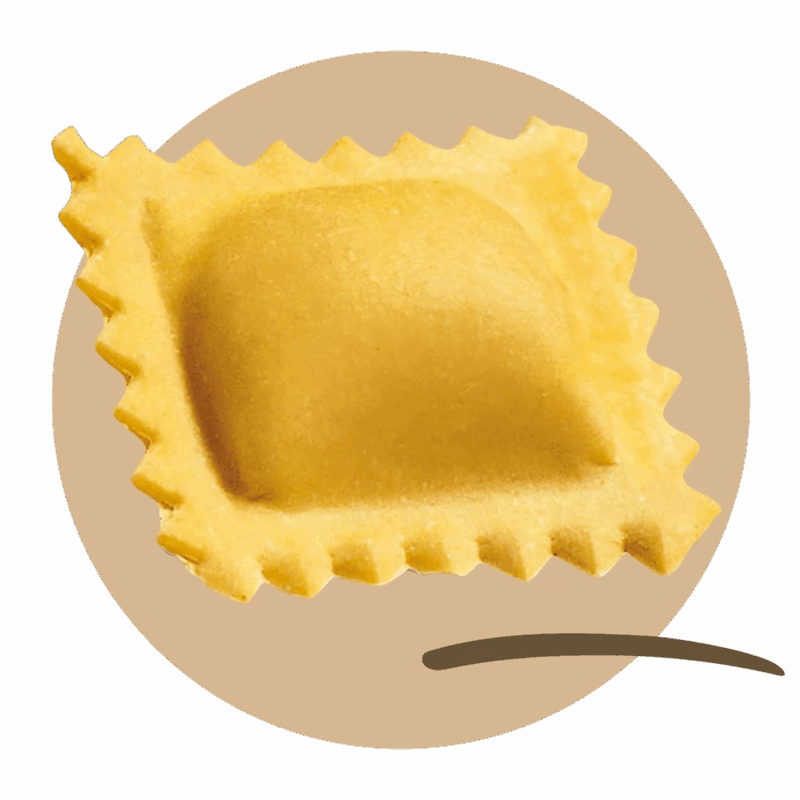 Ravioli me Rikota dhe Spinaq të paragatuara