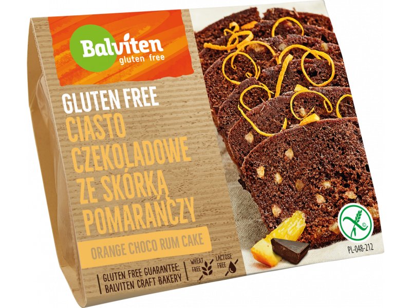 Chocolate cake with orange zest 220g. Gluten-Free