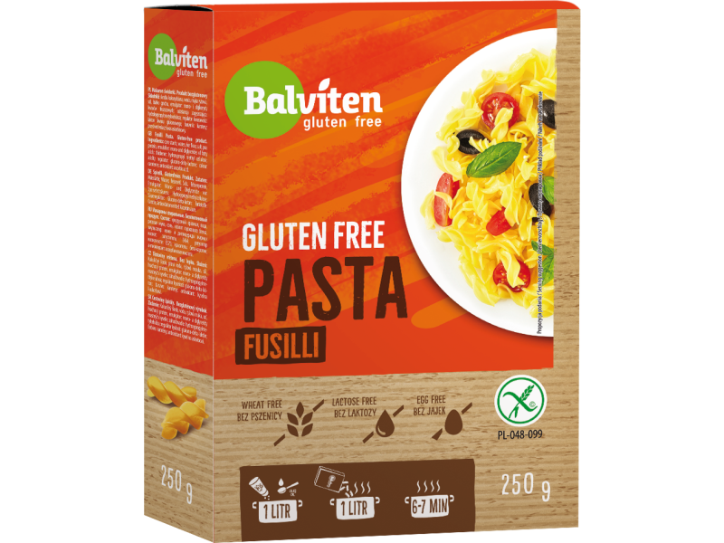 Fusilli pasta 250g. Gluten-Free