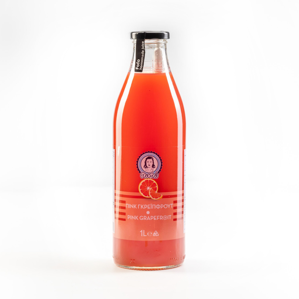 HOMEMADE JUICE FOFO PINK GRAPEFRUIT 1L.